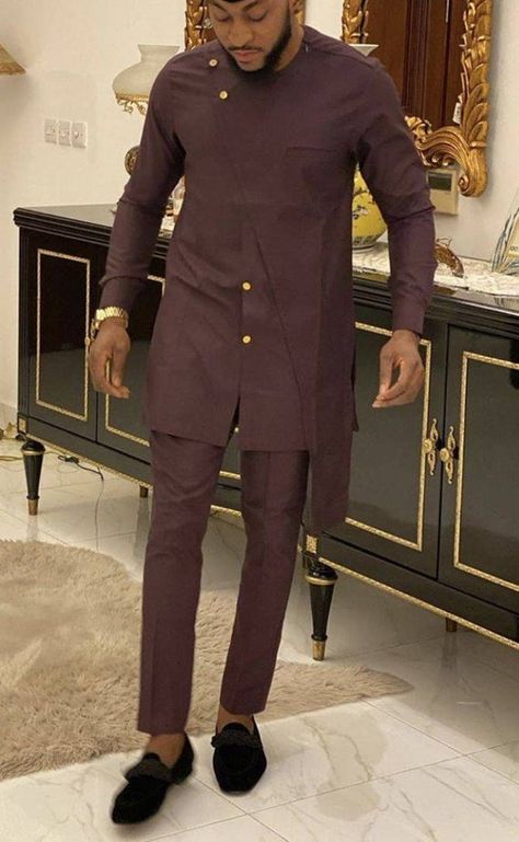 Brown African Wear For Men, Men Senator Styles, Men Senator, African Suits, Senator Wear, Groomsmen Outfit, Mens Traditional Wear, Latest African Wear For Men, Senator Styles