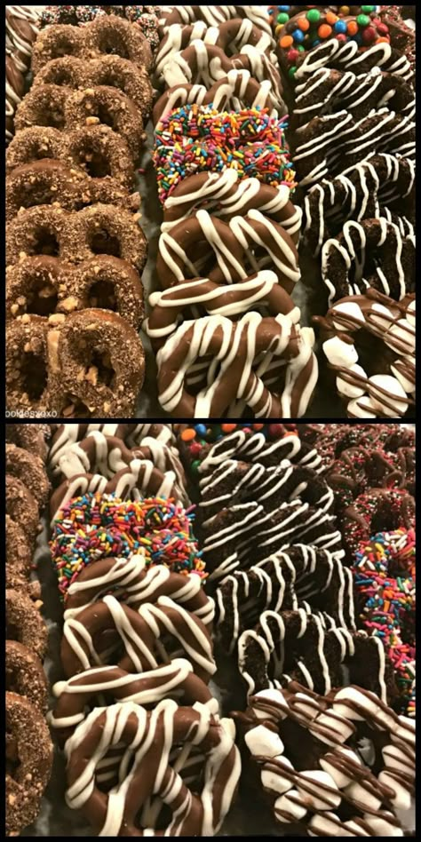 Chocolate Dipped Pretzels Gourmet Chocolate Covered Pretzels, Chocolate Covered Pretzel Ideas, Chocolate Covered Pretzels Display, Dipped Chocolate Treats, Pretzel Sticks Dipped In Chocolate, Choc Covered Pretzels, Pretzels Dipped In Chocolate, Dip Pretzels, Dipped Desserts