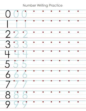 Number Writing Practice Sheet Number Writing Practice, Writing Practice Sheets, Number Writing, Preschool Writing, Numbers Preschool, School Worksheets, Writing Numbers, Handwriting Practice, Numeracy