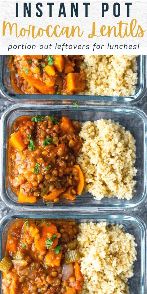 Vegetarian Recipes With Carrots, Lentil Sweet Potato Bowl, Moroccan Sweet Potato Lentil Stew, Carrot Recipes Main Dish, Meal Prep With Carrots, Meat Free Soup Recipes, Vegan Instant Pot Recipes Healthy, 30 Minute Meals Vegan, Lentil Meal Prep Recipes