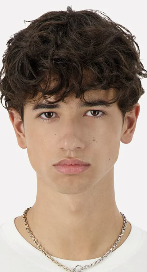 Wavy Perm, Male Haircuts Curly, Justine Clenquet, Men Haircut Curly Hair, Winter Arc, Wavy Hair Men, Hair Inspiration Short, Choker Style Necklace, Corte De Cabelo Masculino