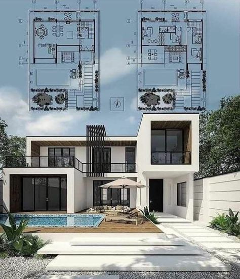 Iit Roorkee, Engineering Civil, Small Modern House Plans, Modern House Floor Plans, Modern Villa Design, House Floor Design, Building Plans House, Building House Plans Designs, Casas The Sims 4