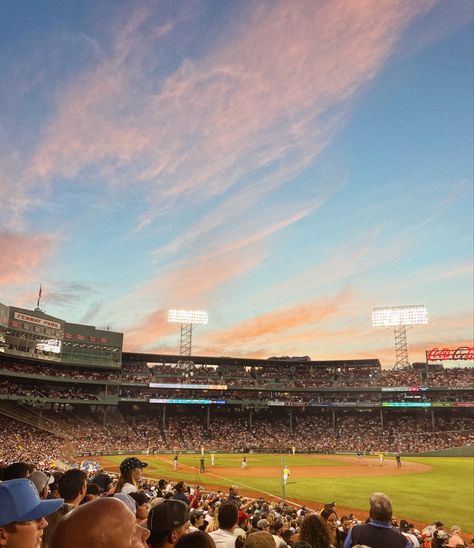 Boston Aesthetics, Boston Sunset, Red Sox Aesthetic, Boston Pictures, Boston Red Sox Aesthetic, Boston Aesthetic, Guilty Conscience, Red Sox Game, City Summer