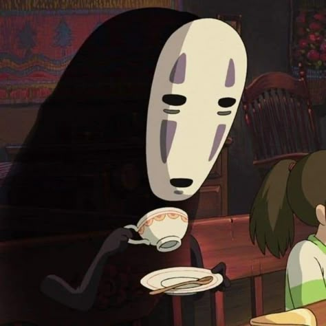 No Face Profile Picture, No Face Profile, Face Profile Picture, Pfp Aesthetic Anime, Icon Pfp Aesthetic, Profile Picture Icon, Ghibli Icons, Ghibli Studios, Ghibli Characters