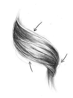 Sketching Hair, Draw Realistic Hair, Painting Ideas Easy Simple, Realistic Hair Drawing, How To Draw Realistic, Painting Ideas Easy, Portrait Tutorial, Drawing Hair Tutorial, Draw Realistic