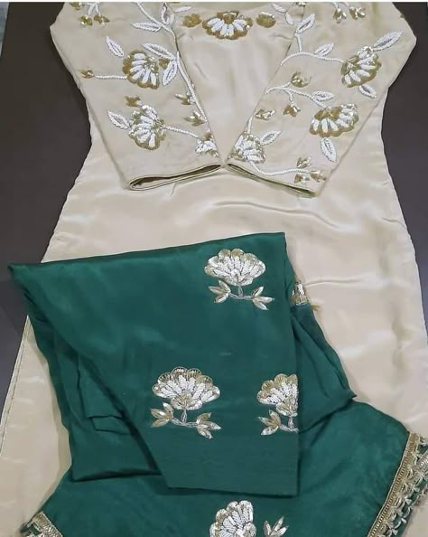 Handmade Embroidery Designs For Suits, Handwork Suits Design, Trendy Punjabi Suits, Stain Stitch, Designer Suits For Wedding, Tshirt Embroidery, Drawing Embroidery, Punjabi Suits Party Wear, Shoes Embroidery