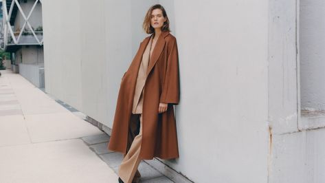 Max Mara Manuela Coat, Winter Layering Outfits, Max Mara Coat, Sustainable Wardrobe, Best Winter Coats, Navy Coat, Classic Coats, Camel Coat, Brown Coat