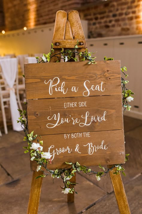 Signs For Seating At Wedding, Wedding Seating No Sides, Pick A Side Not A Seat Sign, Wedding Sit Where You Want Sign, Wedding Take A Seat Sign, Please Pick A Seat Not A Side Sign, Chose A Seat Not A Side Sign, Bride And Groom Side Sign, Pick A Chair Not A Side Sign