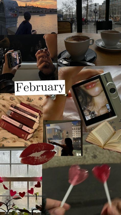 #months aesthetics #february #✨🫶🥀 February Month Aesthetic, February Aesthetic Photography, February Core, Feb Aesthetic, February Aesthetic Month, February Collage, Monthly Backgrounds, Violet Core, February Vibes