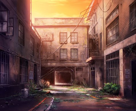 Anime Buildings Background, Landscape Building, Wallpaper Old, Episode Interactive, Anime Landscape, Landscape Reference, Episode Interactive Backgrounds, Old Couple, Anime Places