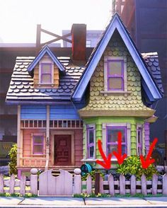 16 Small Details That Prove "Up" Is The Greatest Pixar Movie Ever Up House Pixar, Up House Drawing, Up Movie House, Disney Up House, Up 2009, Up Pixar, Up The Movie, Disney Pixar Movies, Disney Pixar Up