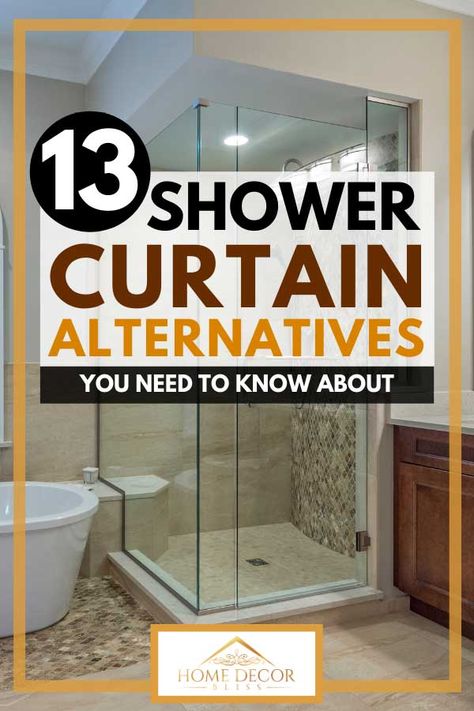 13 Shower Curtain Alternatives You Need To Know About. Article by HomeDecorBliss.com #HomeDecorBliss #HDB #home #decor Curtains Bedroom Short, Curtains Bedroom Small Window, Bedroom Green Curtains, Aesthetic Curtains Bedroom, Beige Curtains Bedroom, Bedroom Ideas Curtains, Curtains Bedroom Modern, Modern Curtains Bedroom, Bedroom Small Window