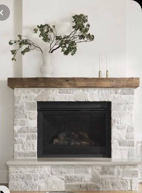 Fireplace Mantels Stone Wall, Mirrors By Fireplace Living Rooms, Fireplace Mantels With Built Ins, Matte Tile Kitchen Backsplash, Stone Fireplace Windows On Each Side, White Stone And Shiplap Fireplace, Opening Wall Between Dining And Living Room, Redone Stone Fireplace Ideas, Transitional Home Fireplace