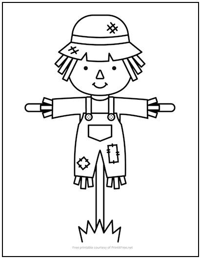 Scarecrow Coloring Page | Print it Free Free Scarecrow Template, Scarecrow Printable Template, Easy Scarecrow Drawing, Free Scarecrow Printables, Scarecrow Template Free Printable, Build A Scarecrow Printable, Scarecrow Drawing Easy, Scarecrow Coloring Pages Free Printable, Scarecrow Template