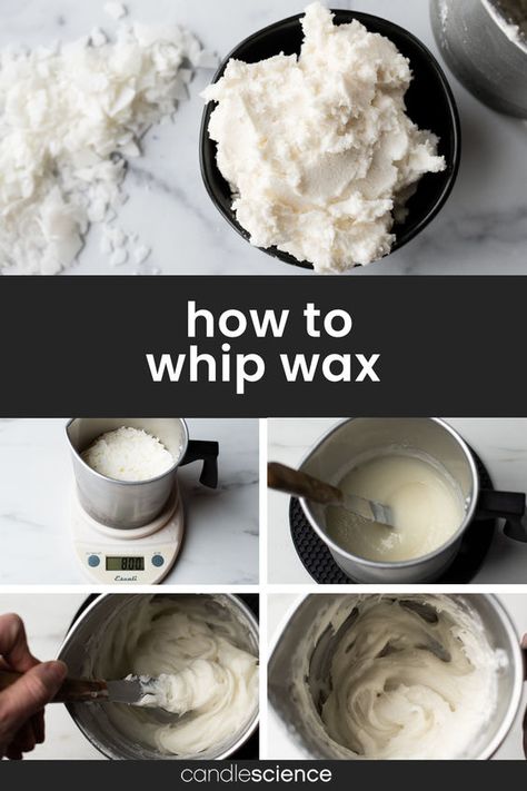 Piping Wax For Candles, Whipped Soy Candles, Christmas Candle Diy Ideas, Candle Making Designs Ideas, How To Make Whipped Candles, Candle Making Tips And Tricks, Dessert Candles Tutorials, Diy Candle Ideas Creative, Whipped Candles Diy