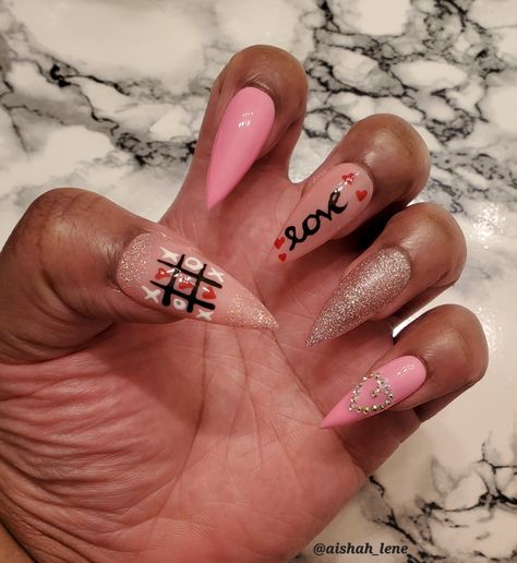 #valentinesday #valentinesnails #diy #love #pinknails #xoxo #spreadlove Valentines Nails Xo, Valentine's Day Nails Pink, Xoxo Nails, Nail Designs For Short Nails, Designs For Short Nails, Valentine Nail Art, Creative Valentines, Short Nail Designs, Nails 2024