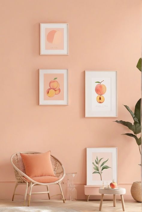 1. Peach paint colors 
2. Color chart 
3. 2024 trends 
4. Perfect shade Peach Paint Benjamin Moore, Peach Color Room Ideas, Kitchen Peach Color, Neutral Peach Paint Colors, Muted Peach Paint Color, Pastel Orange Living Room, Living Room Peach Walls, Peach Color Living Room, Peach Colors Palette