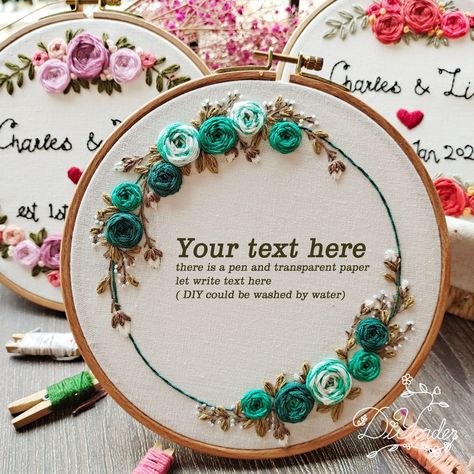 Embroidery hoop crafts