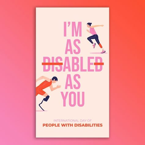 International Day Of Persons With Disabilities Poster Design, Disabilities Poster, Booklet Designs, Adaptive Devices, Invisible Disabilities, Posters Typography, Awareness Poster, Inclusion Classroom, Pamphlet Design