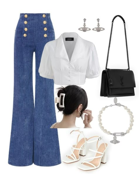 #dior #channel #gucci #prada #versace #koreanfashion #koreanoutfit ootd korean outfit #aesthetic Casual Outfit Korean Style, Cute Versace Outfits, Channel Outfits Aesthetic, Versace Outfit Aesthetic, Versace Aesthetic Outfits, Channel Aesthetic Outfits, Dior Style Outfit, Prada Outfits Aesthetic, Gucci Aesthetic Outfit