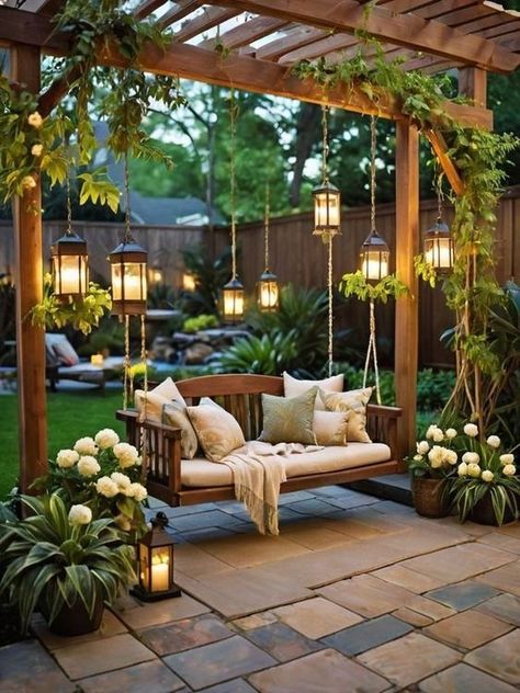 Beautiful Pergola, Moderne Have, Garden Rustic, Backyard Renovations, Summer Living, Backyard Inspiration, Ideas Vintage, Backyard Inspo, Outdoor Decor Backyard