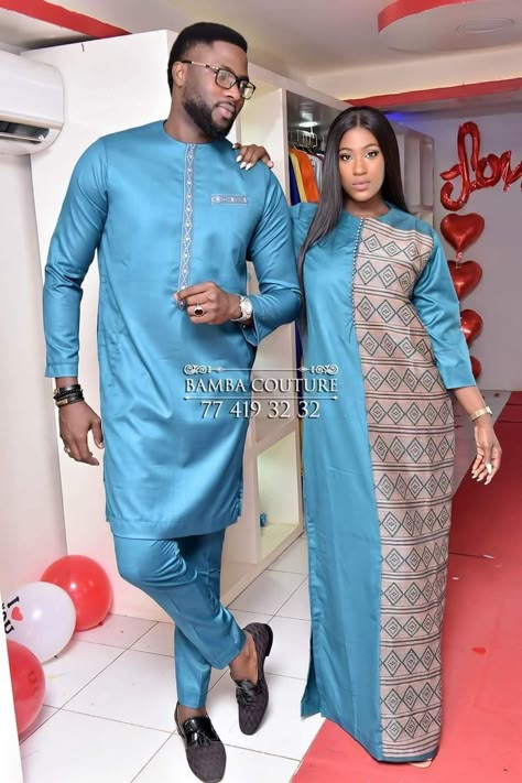 Couples African Outfits, Outfit Couple, Nigerian Men Fashion, African Wear Styles For Men, African Fabric Dress, Latest African Men Fashion, African Dresses Men, African Attire For Men, African Shirts For Men