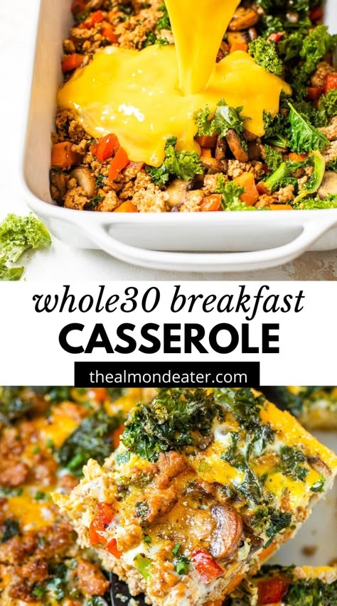 Whole 30 Breakfast Casserole, Whole30 Breakfast Casserole, Whole30 Breakfast Recipes, Whole30 Breakfast, Healthy Breakfast Casserole, Whole 30 Meal Plan, Whole 30 Breakfast, Sweet Potato Breakfast, Breakfast Casserole Sausage