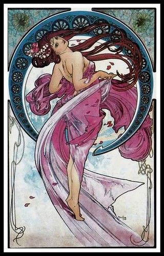 Mucha Danse 1898 | Michael | Flickr Mucha Dance, Art Nouveau Mucha, Art Analysis, Illustration Art Nouveau, Design Art Nouveau, Alphonse Mucha Art, Mucha Art, Alfons Mucha, Art Nouveau Illustration