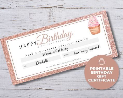 Christmas gift certificate template