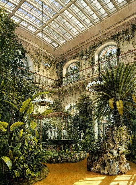 Conservatory Greenhouse, Backyard Garden Layout, Palace Interior, Winter Palace, Luxury Garden, Types Of Rooms, Garden Layout, Glass House, Winter Garden