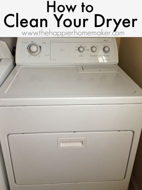 Learning how to clean a dryer is essential for everyone. Clean clothes dryers are more efficient, kinder on clothes, and most importantly safer! Clean Hacks, Homemade Toilet Cleaner, Cleaning Painted Walls, Hardwood Floor Cleaner, Deep Cleaning Tips, Glass Cooktop, Cleaning House, Cleaning Tricks, Cleaning Organization