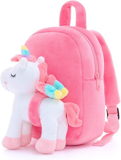 Elephant Backpack, Stuffed Unicorn, Unicorn Stuffed Animal, Unicorn Bag, Animal Backpacks, Unicorn Backpack, Unicorn Kids, Plush Bags, Toddler Backpack