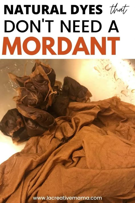 Diy Natural Dyes For Wood, Dye Clothes Diy Natural, Natural Dyes For Linen, How To Naturally Dye Fabric, How To Make Natural Dyes For Fabric, Diy Natural Dye, Natural Dye Tie Dye, Mordant For Natural Dye, Natural Fabric Dye Diy