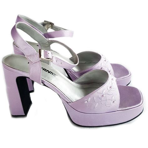 90s Lilac Platform Pumps Size 39 ($64) ❤ liked on Polyvore featuring shoes, pumps, wide heel pumps, chunky heel platform pumps, embroidered shoes, chunky heel pumps and platform shoes Lilac Shoes, Thick Heel Shoes, Shoes Chunky, Air Shoes, Chunky Heel Shoes, Chunky Heel Pumps, Wide Heels, Nike Air Shoes, Embroidered Shoes