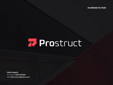 Modern P Letter Construction, Real Estate Logo & Brand identity by Al Mamun | Logo & Branding Expert on Dribbble Construction Brand Identity, Capricorn Logo, P Monogram Logo, Real Estate Logo Inspiration, Bride Cartoon, Letter P Logo, P Letter, Construction Branding, P Logo