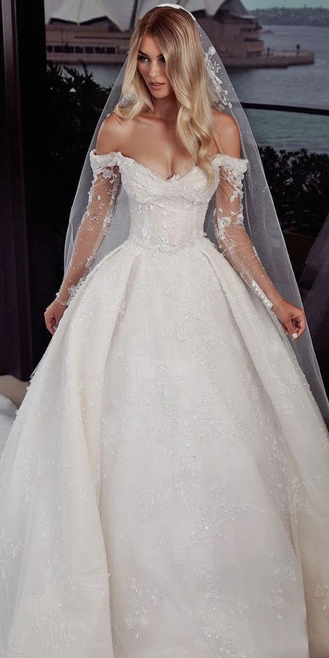 Princess ballgown wedding dresses