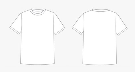 Plain White Tshirt Template, Jersey Outline Template, Shirt Png For Editing, Tshirt Outline Drawing, T Shirt Outline Template, Tshirt Template Blank, White Tshirt Template, White T Shirt Png, Tshirt Outline