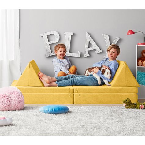 Member's Mark Kids' Explorer Sofa, Assorted Colors - Sam's Club Explorer Sofa, Mark Kids, Deep Seated Sofa, Kids Couch, Kids Sofa, Kids Imagination, Playroom Furniture, Members Mark, Play Space