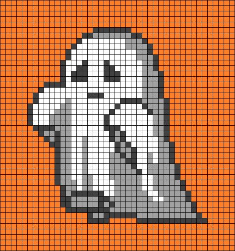 Grid Pattern Design Crochet, Fall Tapestry Crochet Patterns, Crochet Tapestries Pattern, Alpha Patterns Crochet Halloween, Cross Stitch Graph Patterns, Ghost Face Alpha Pattern, Speak Now Alpha Pattern, Halloween Crochet Tapestry Pattern, Crochet Graphs Patterns