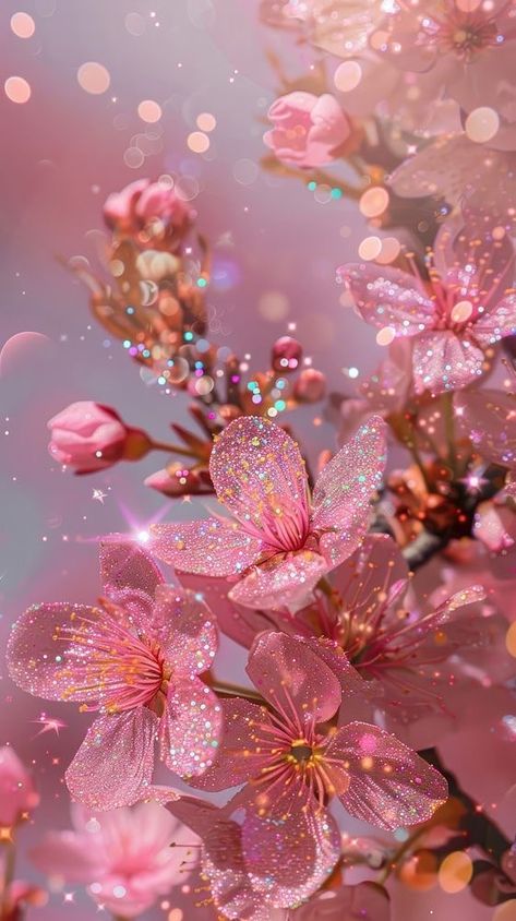 Pink Diamonds Aesthetic, Cute Pink Phone Wallpapers, Wallpaper Sakura Flowers, Cute Pink Flower Wallpaper, Sakura Flowers Wallpaper, Flowers Wallpaper Backgrounds, Cool Wallpapers Pink, Pretty Wallpapers Backgrounds Beauty, Pink Vibes Aesthetic