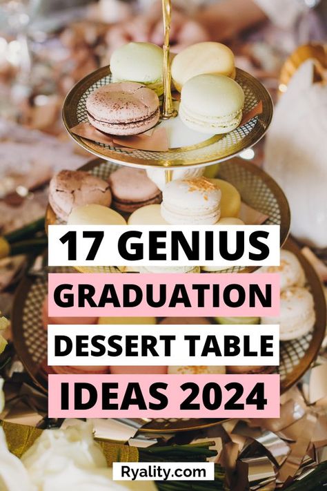 The BEST list of graduation dessert bar ideas. Used some of these ideas for my daughter's grad party and they were a HUGE hit Grad Party Candy Bar, Graduation Party Dessert Ideas, Graduation Party Food Table, Graduation Dessert Bar, Graduation Party Dessert Table, Graduation Deserts, Dessert Table Graduation Party, Graduation Dessert Table Ideas, Graduation Party Dessert