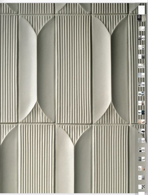 Wall Cladding Texture Interiors, Mdf Wall Panel Ideas Living Room, Wall Panel Texture Seamless, 3 Dimensional Wall Tiles, 3d Tile Texture, Parametric Wall Panel, Wall Cladding Interior, Ribbed Tile, Wall Cladding Designs