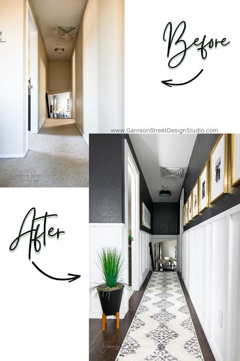 Modern Hallway Design, Hallway Design, Upstairs Hallway, Modern Hallway, Village House, Street Design, Updating House, Home Upgrades, Hallway Ideas