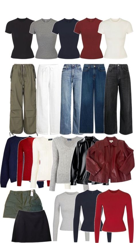 Capsule Wardrobe Casual, Basic Clothes, Types Of Clothes, Perfect Closet, Everyday Fashion Outfits, Outfit Inspo Casual, Casual Day Outfits, Easy Trendy Outfits, Mode Inspo