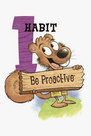 7 Habits Posters, 7 Habits Activities, Baby Handprint Crafts, Healthy Habits For Kids, Sean Covey, Squirrel Coloring Page, Habit 1, Habits Of Mind, Be Proactive