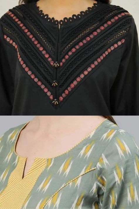 Winter neck designs Neck Design For Winter Suits, Winter Suits Neck Design For Women, Neck Designs For Suits 2024, Latest Neck Designs For Suits 2024, Neck Patterns For Dresses, Neck Lace Designs For Kurtis, Kurta Neck Designs Latest, Kurti Neck Patterns, Winter Neck Designs