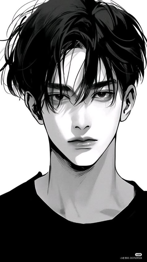 Art Sketches Digital, Sus Face, Sketches Digital, Boy Hair Drawing, Black Hair Anime Guy, Digital Art Software, Drawing Hairstyles, Learn To Sketch, Futurisme Retro