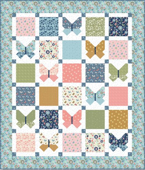 Novelty Quilts, Butterfly In The Sky, Butterfly Quilt Pattern, Sky Quilt, Quilt Blocks Easy, Butterfly Quilt, Quilt Square Patterns, Quilt Sewing Patterns, Animal Sewing Patterns