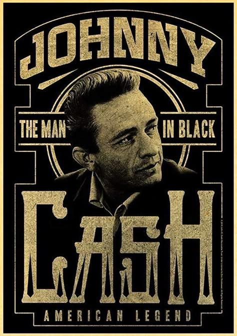 Johnny Cash Poster, John Cash, Johnny And June, June Carter, Outlaw Country, Man In Black, American Legend, Walk The Line, Country Music Singers