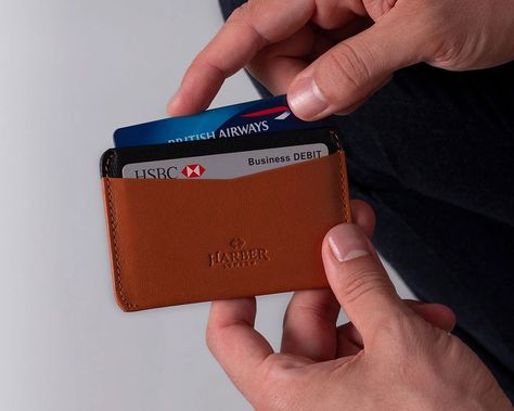 Minimal Wallet Men, Best Slim Wallet, Slim Wallet Men, Minimal Wallet, Leather Accessories Handmade, Mens Card Holder, Name Card Holder, Wallets For Men, Rfid Wallet